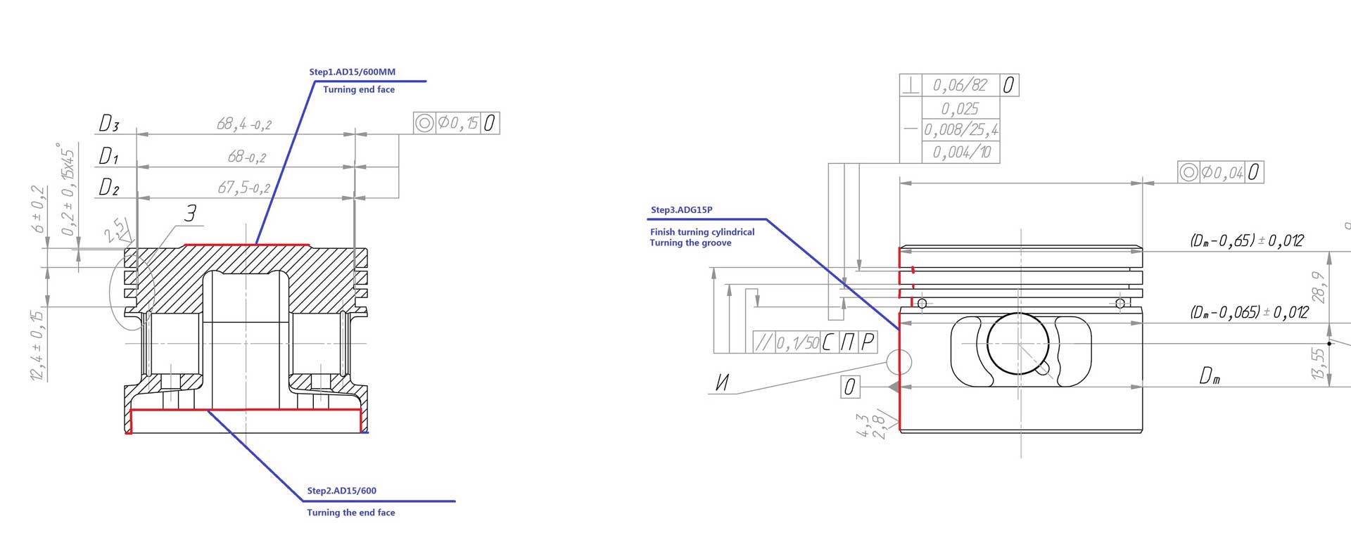 Vertical CNC Piston lathe(图2)